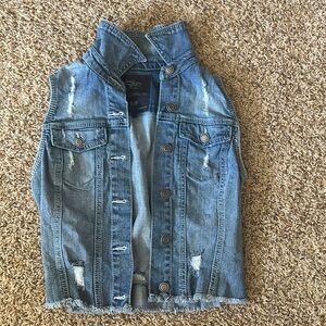 Silver Jean Vest